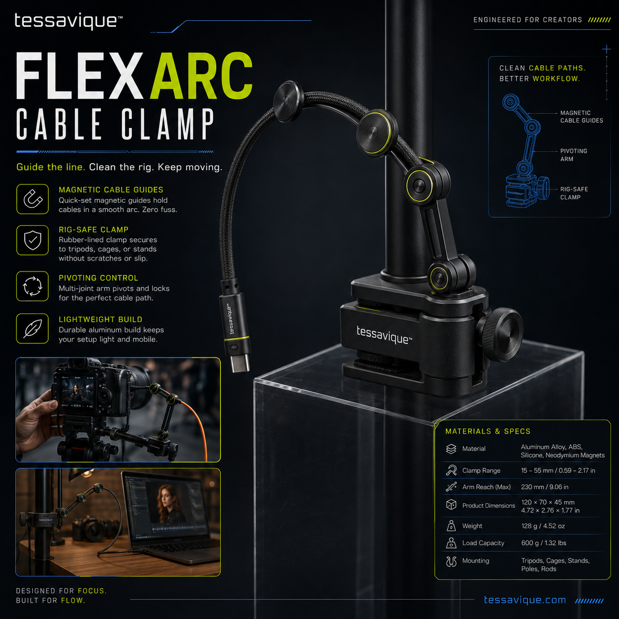 Tessavique™ FlexArc Mini Support Arm
