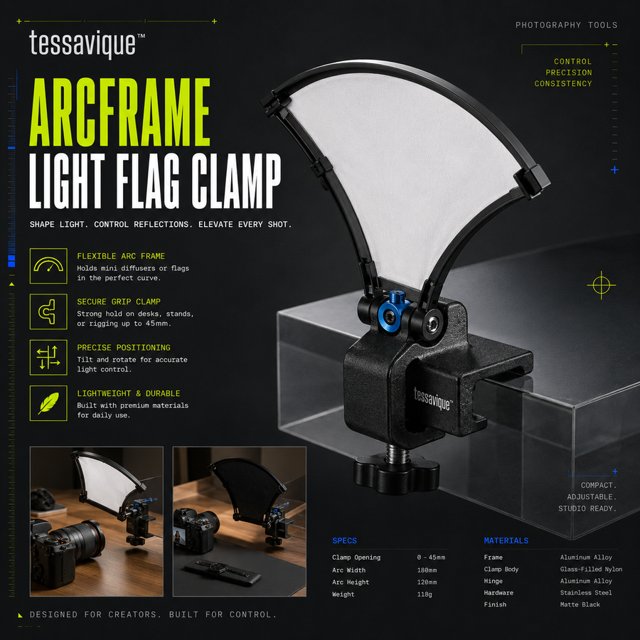 Tessavique™ LuxWeave Light Flag Clamp