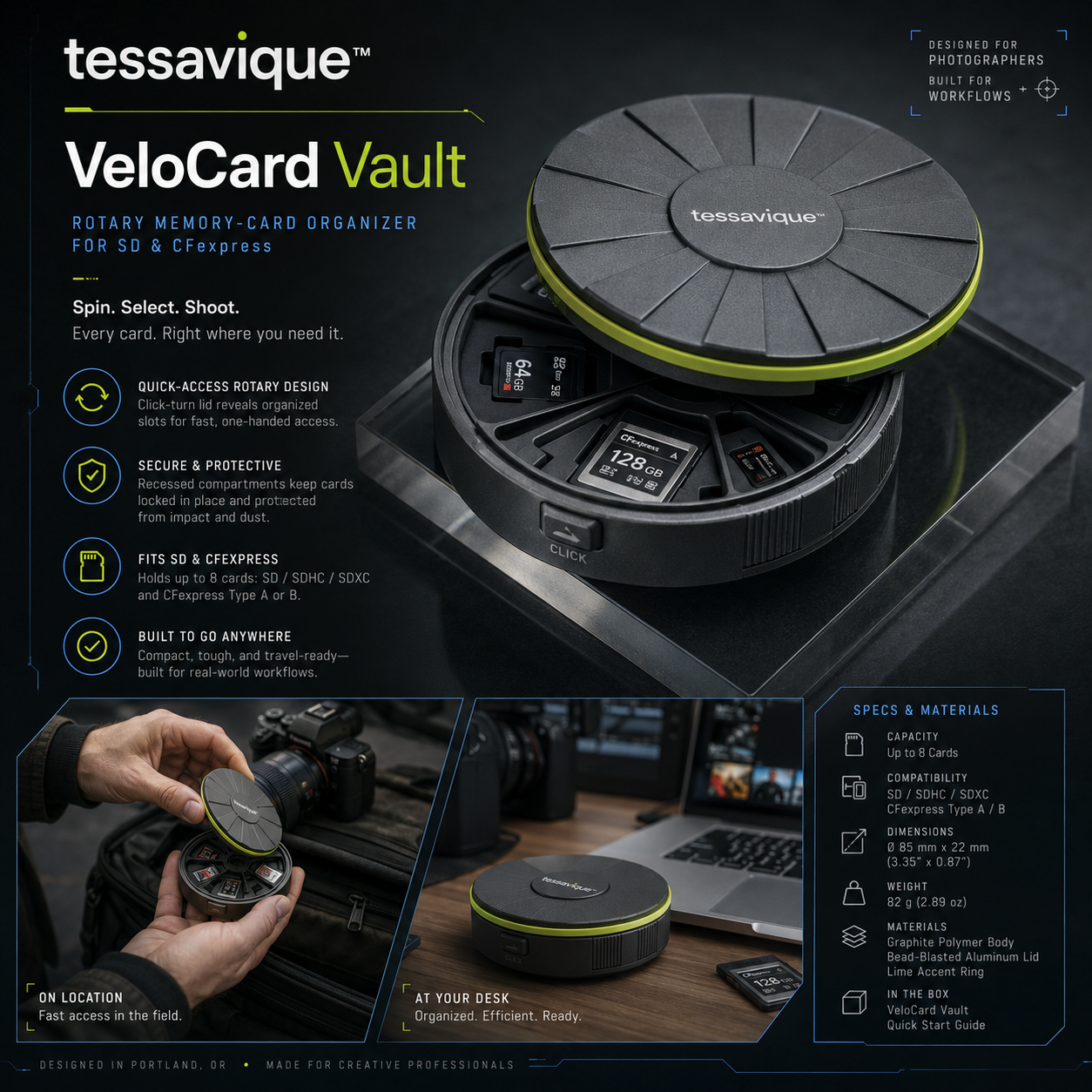 Tessavique™ VeloCard Vault