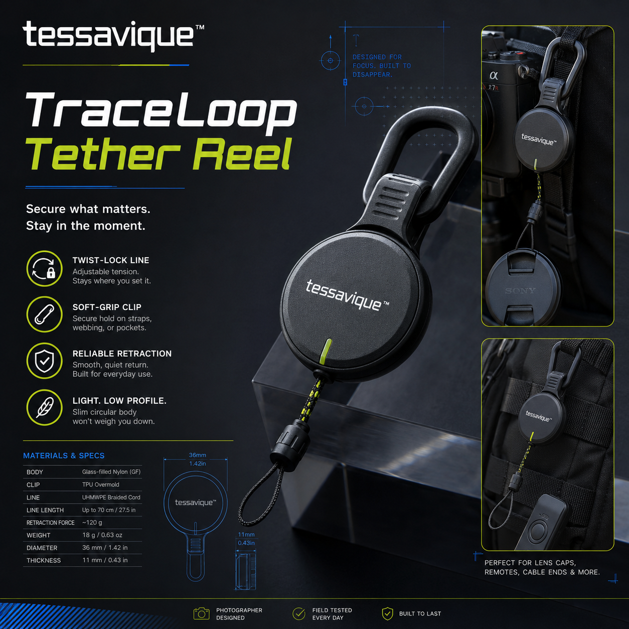 Tessavique™ TraceLoop Tether Hook